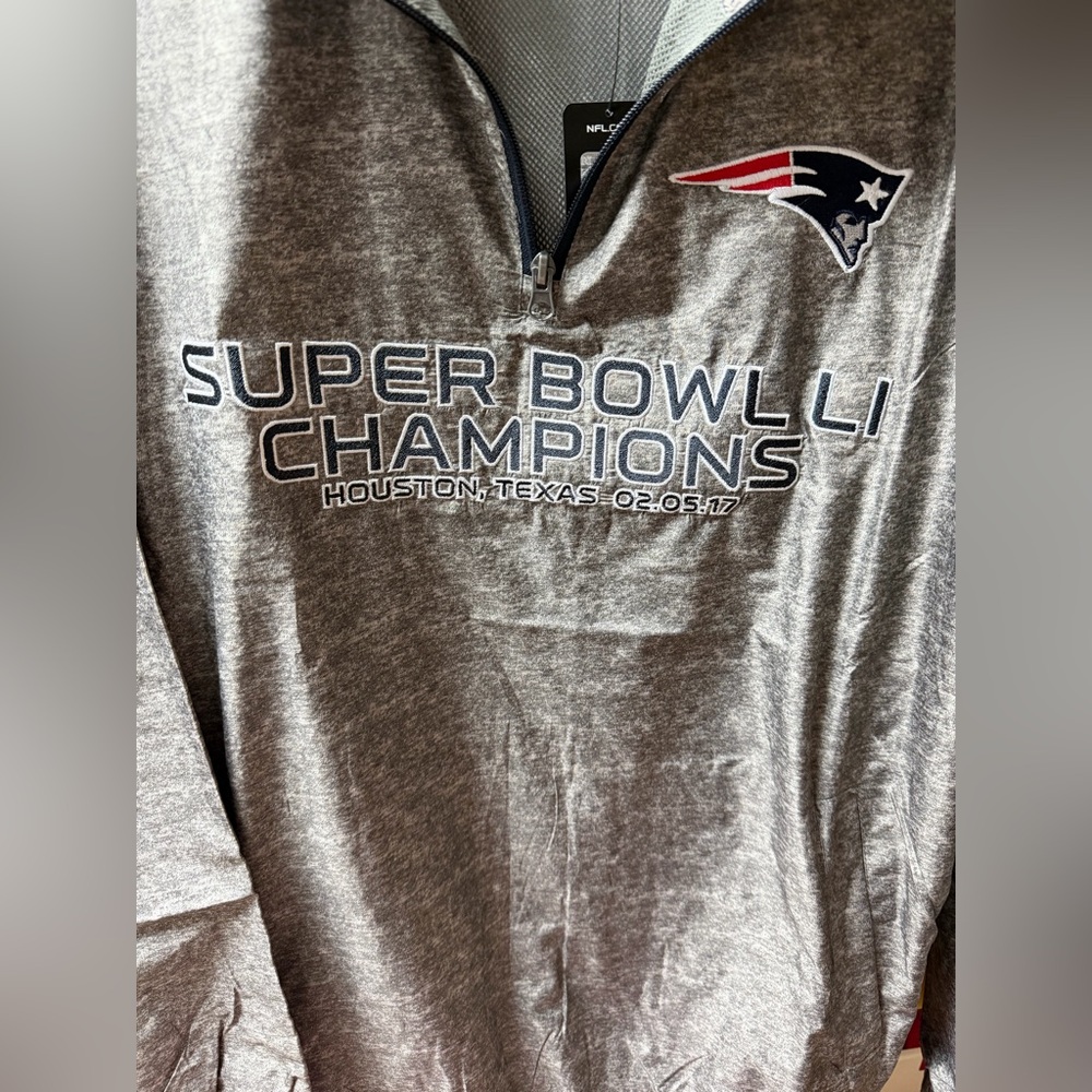 NFL Gray Super Bowl Champions Pullover